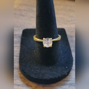 Vintage 18k HGE Yellow Gold Solitaire